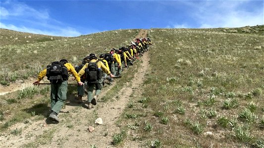 Ruby Mountain Hotshots Training photo