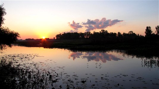 Sunrise at Ottawa National Wildlife Refuge in Ohio