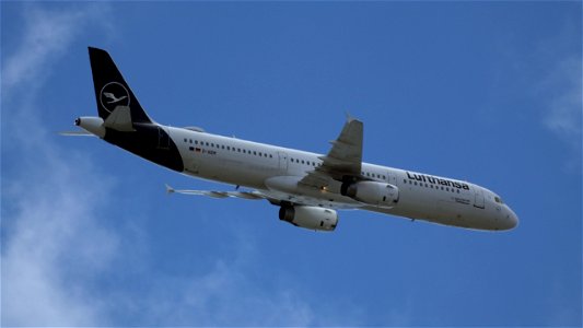 Airbus A321-231 D-AIDM Lufthansa from Rome (6200 ft.) photo