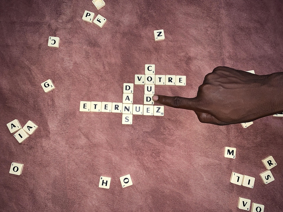 Coronavirus covid-19 scrabble