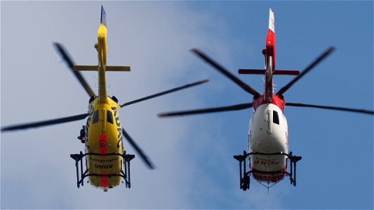 Two Airbus H145 Rescue Helis: