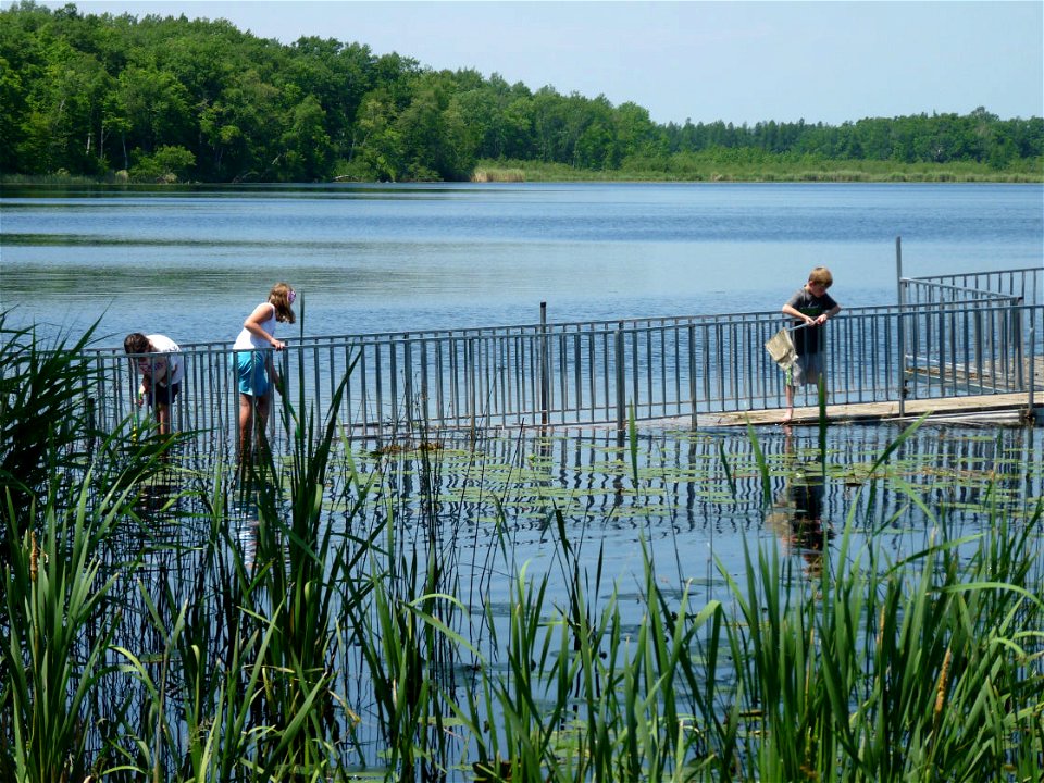 The flooded dock at Rice Creek NWR made for an adventure