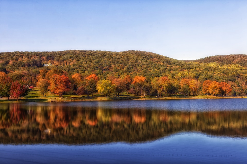 Scenic fall autumn