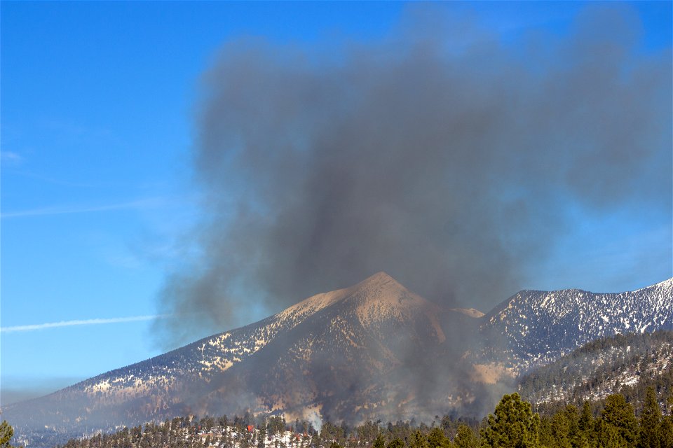 Dry Lake Hills burn project January 2023 photo