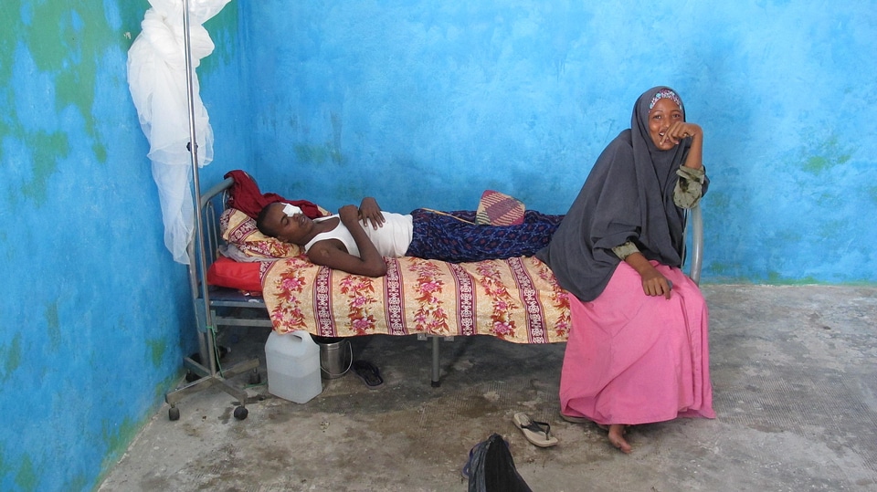 Patient woman man