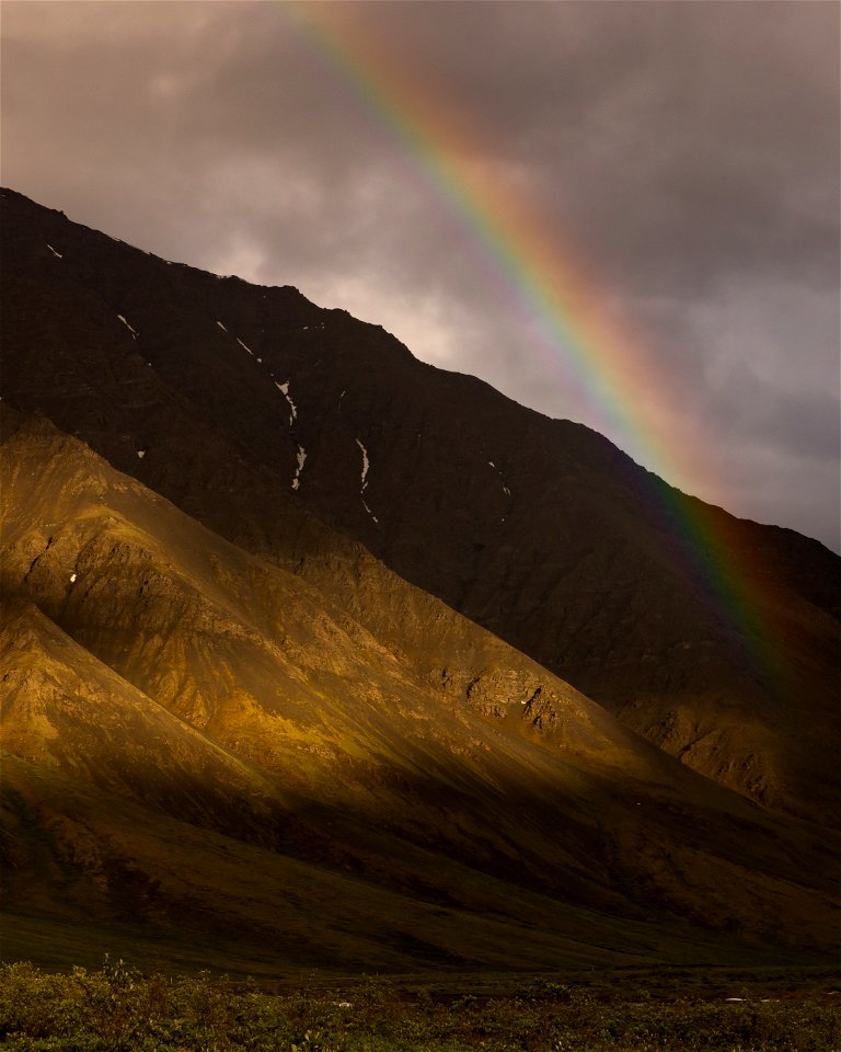 Rainbow in the Brooks Range