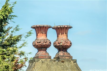 Preston Hall Royal British Legion Village Aylesford. Ornamental planters photo
