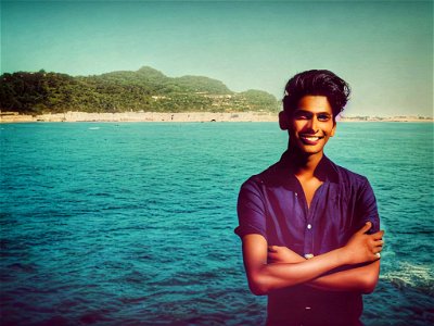 'Sujay Near the Sea' photo
