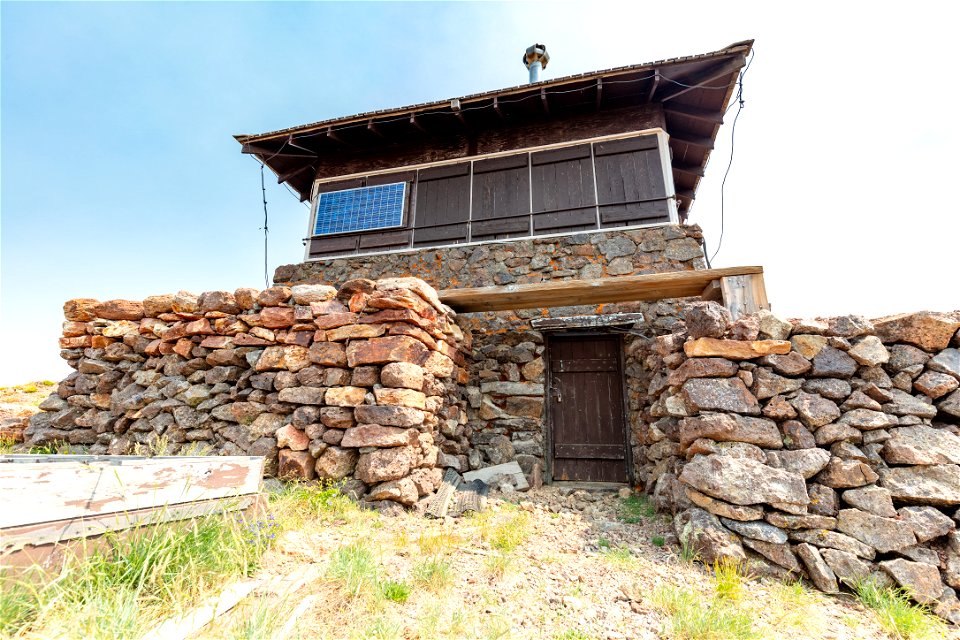 Mt. Sheridan Fire Lookout west face