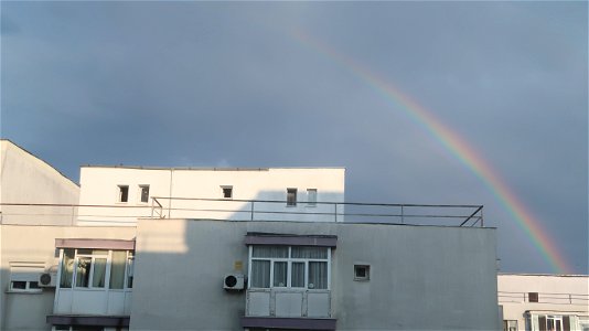 rainbow in abrud str (14) photo