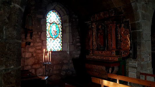 Eglise d'Apchon. Cantal.