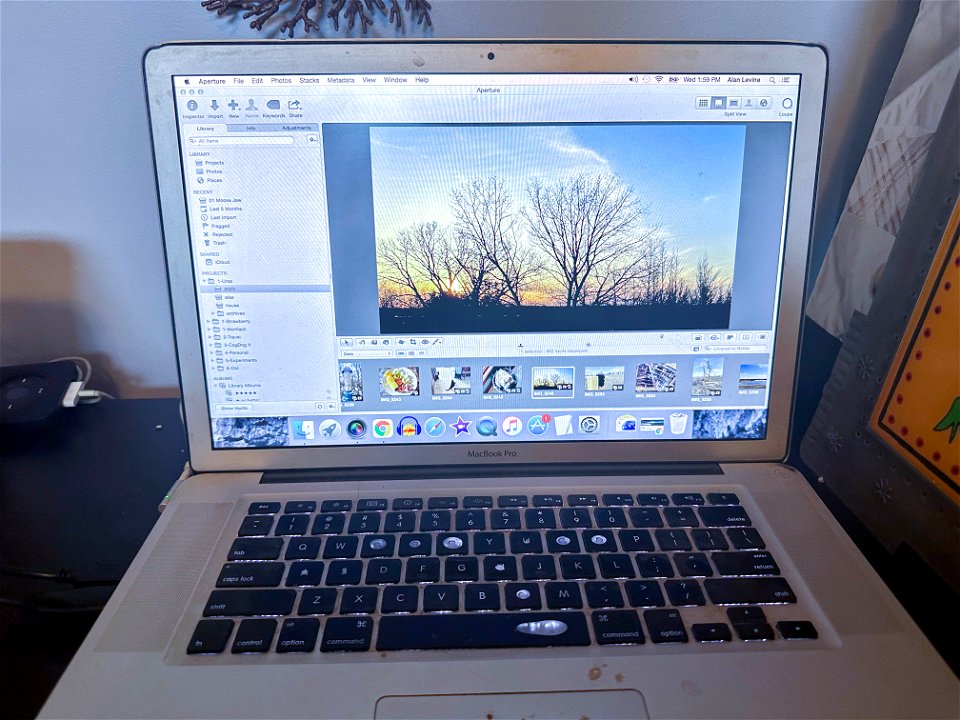 Aperture On Grandpa Mac
