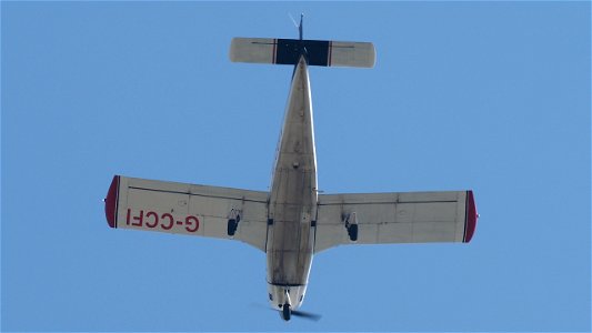 Piper PA-32-260 Cherokee Six G-CCFI - Bonn to Geneva (3800 ft.)