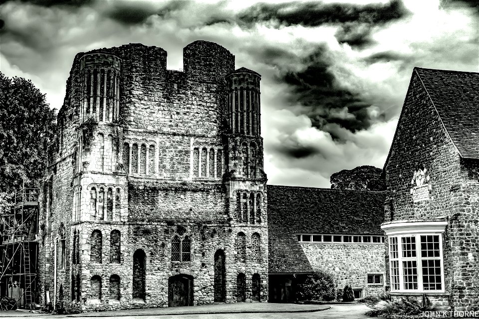 St Mary's Abbey: a Benedictine abbey north and east of Water Lane. West Malling Kent