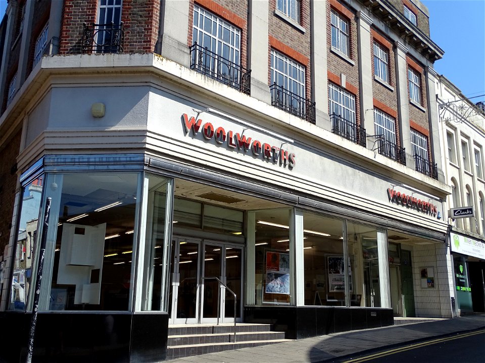 Woolworths Store in Margate still with signs in 2019!