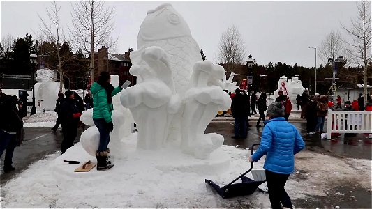 Breckenridge Colorado Snow Sculptures photo