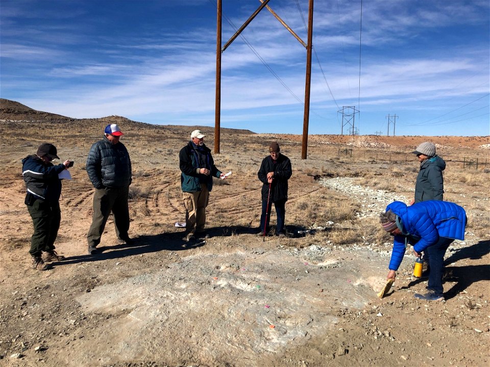 Paleontology Site Visit Mill Canyon Feb 2022