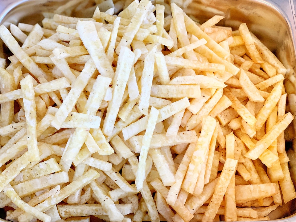 Food yam fried yam