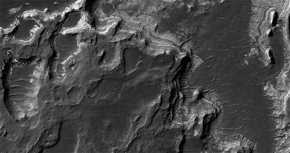A Delta Structure in Eberswalde Crater photo