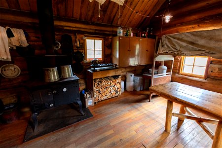 Calfee Creek Patrol Cabin: inside view (3)