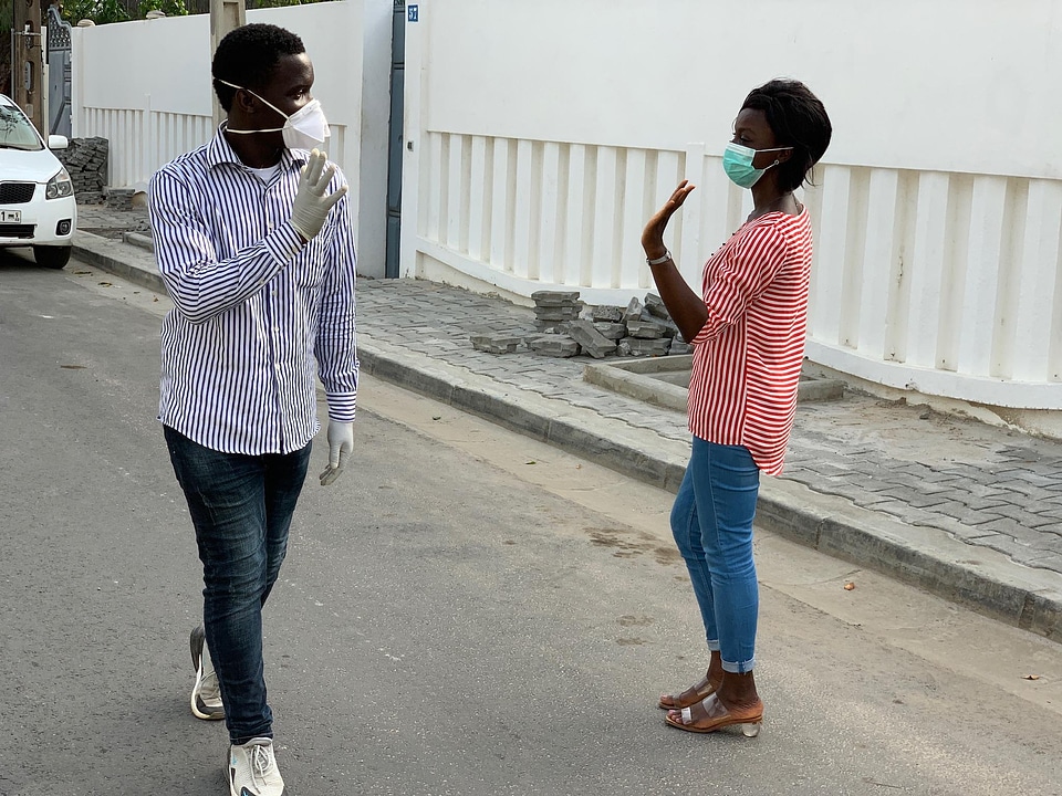 People physical distance social distancing