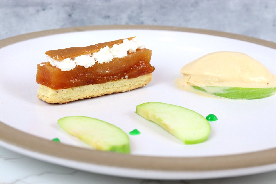 Daniel Boulud Slow Baked Apple Mille-Feuille