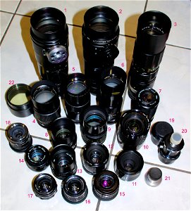 Photographic lenses and accessories