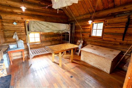 Calfee Creek Patrol Cabin: inside view