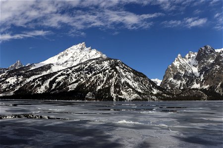 Jenny  Lake Spring Thaw Cascade Canyon