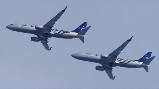 Boeing 737-85P EC-LPQ Air Europa (SkyTeam Livery) from Madrid (11000 ft.) photo