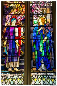 Hon Charles Stewart Rolls and Cecil Stanley Grace window - All Saints - Eastchurch, Kent. (Rolls Royce)