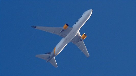 Boeing 767-330(ER) D-ABUA Condor to Punta Cana (14500 ft.)