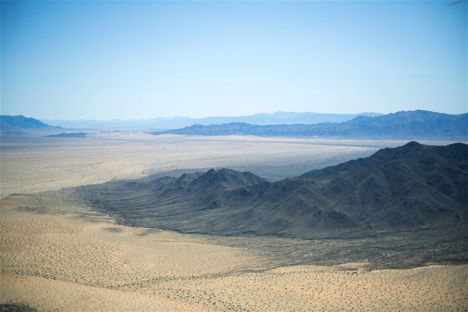 Aerial view of Joshua Tree National Park photo