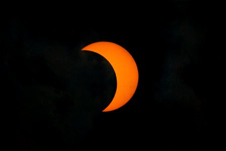 Solar eclipse on October 3, 2005 photo