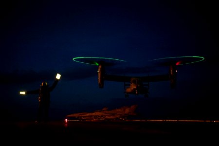 CV-22B DLQ with CVN 77