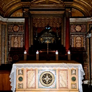 Altar with Remnants of Jesus' Crib St. Mary Major Rome Italy