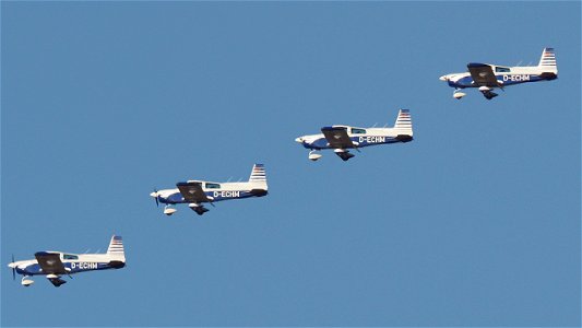 Grumman American AA-5 Traveler D-ECHM - Zell am See to Augsburg (3250 ft.)