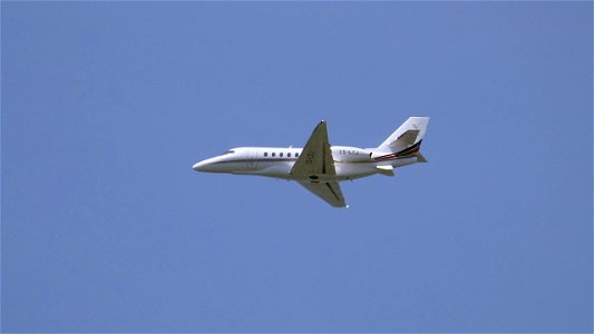 Cessna 680A Citation Latitude CS-LTJ NetJets Europe from Paderborn (4000 ft.)