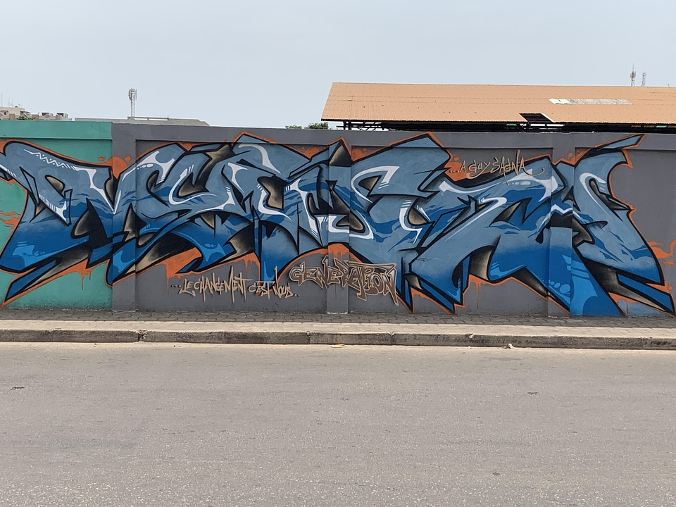 Graffiti street art color