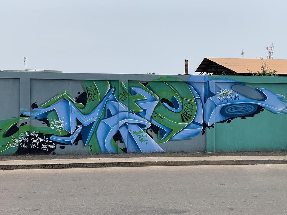 Graffiti street art color