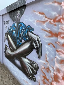 Graffiti street art color