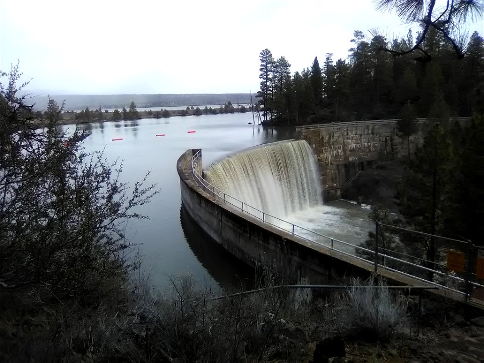 Gerber Dam Spill located on Miller Creek in Oregon, 2019