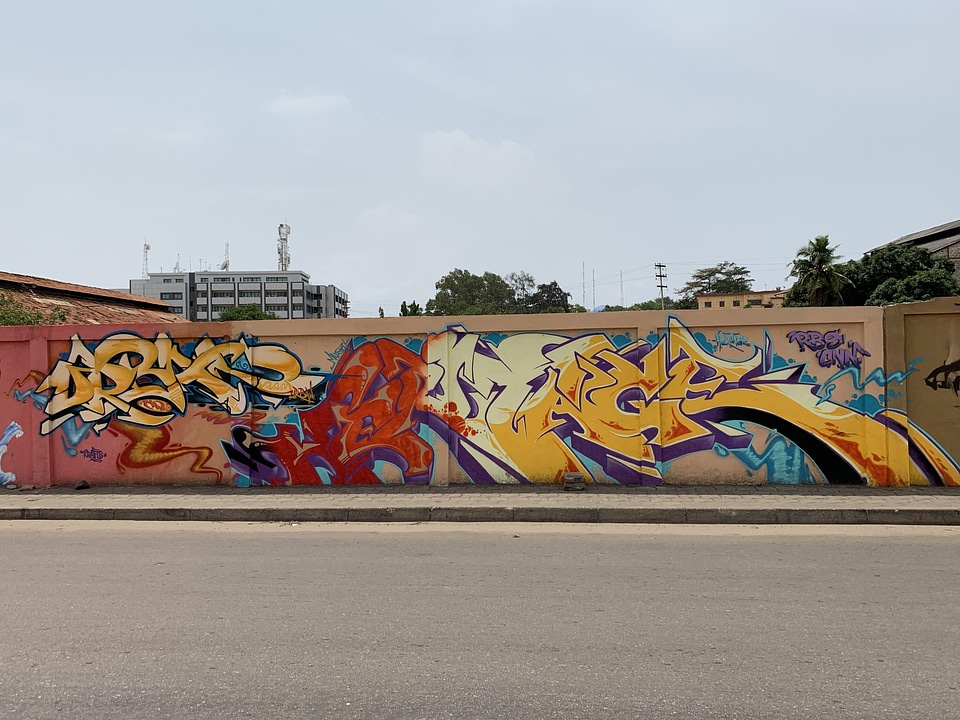 Graffiti street art color