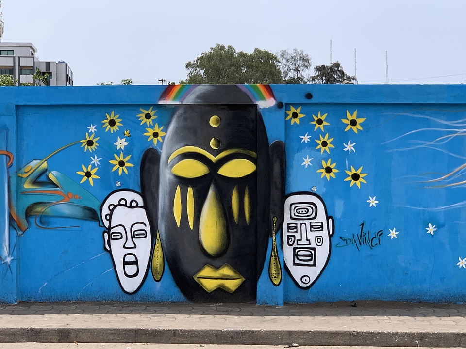Graffiti street art color