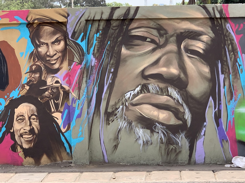 Graffiti street art color