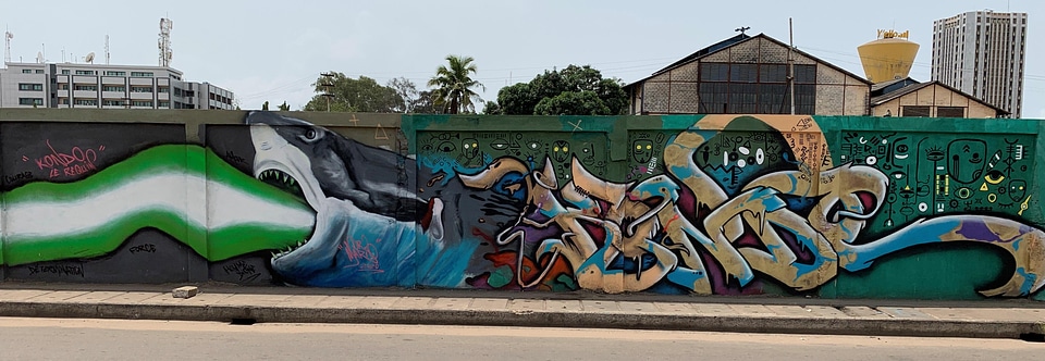Graffiti street art color