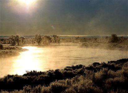Hoar frost along the Green River at Seedsakdee NWR