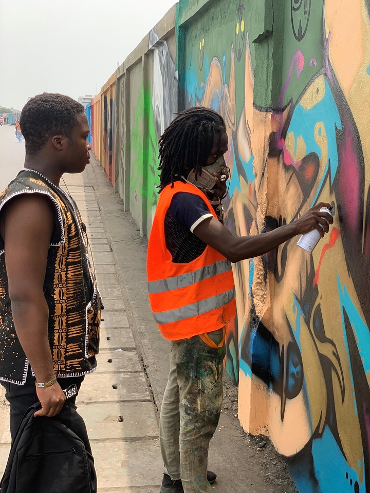 People graffiti festival