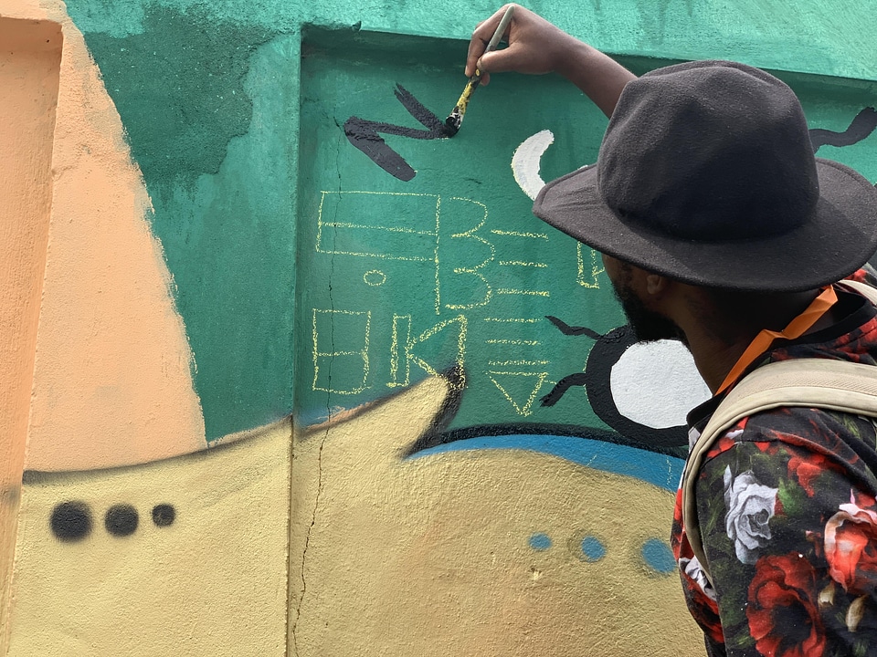 Graffiti art street art culture