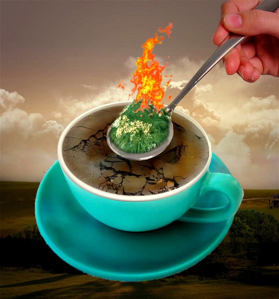 Volcano coffee photo